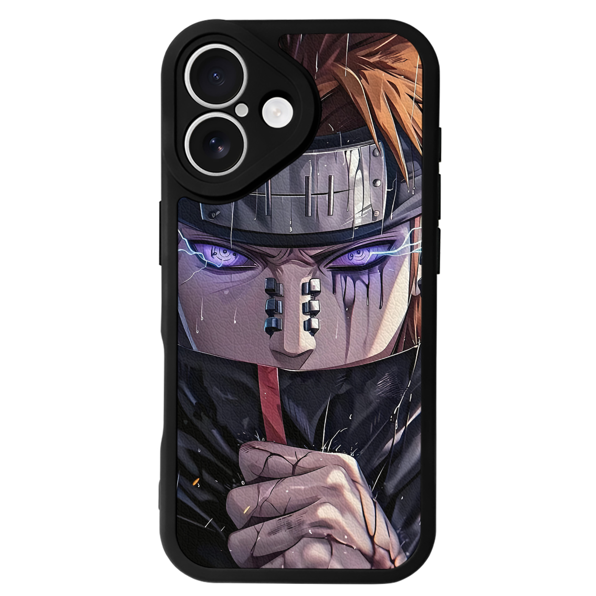 （画像用） NARUTO -ナルト- NARUTO -ナルト- 疾風伝 【iPhone 16シリーズ対応】シリコンスマホケース（レザー調） 材質：シリコン